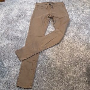 Brown skinny jeans